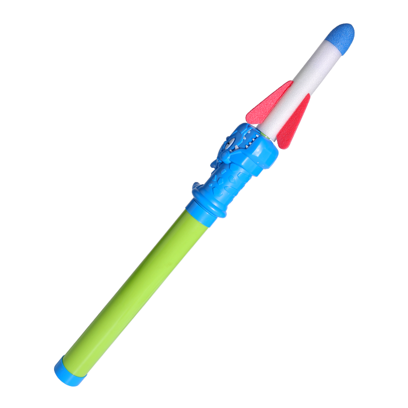 
Children's feet stepping on the sky, rocket launcher toys glowing outdoor toys boy launcher flying cannon
