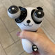 Decompression toy staring and bursting eyes panda decompression pinching music bear doll children vent funny tricky creative artifact