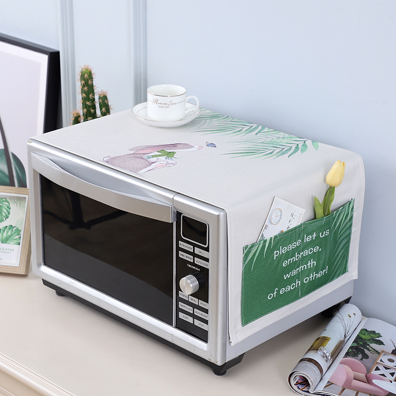 Beauty Gransee force microwave oven OVEN DUST COVER COTTON LINEN UNIVERSAL GAIB ANTI-OIL WATERPROOF BRIEF ABOUT MODERN TIMES