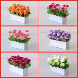 Гостиная фальшивая декорирование цветов симуляция высушенная цветочная мебель