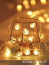 LED Stars Light String Bubble Round Ball Dorm Room Bed Colorful bedroom curtains Decorated Outdoor Balcony Full of Star Diy