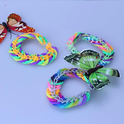 Детская ручка ручной работы для школьников, аксессуар для волос, радужная игрушка, комплект, резинка