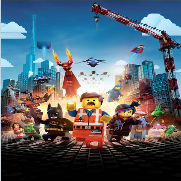 Lego great movie 1-2 children early teach English original sound cartoon English original sound original animation dvd disc