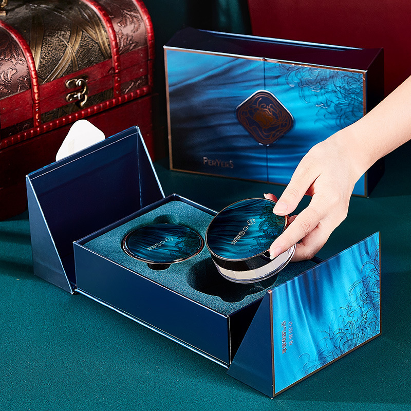 (Standing Minus 20) Tian Cat U First Tried Flowers West Sub Gift Box Sets Bulk Powder Honey Pink Cake Lasting MAKEUP AIR CUSHION