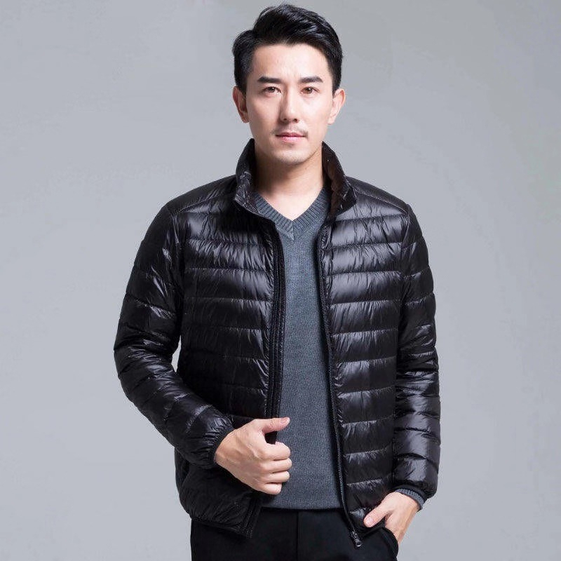 Men's Thin down Jacket Liner for Middle-Aged Men, Winter Wear for Middle-Aged and Young Men, Thin and Warm, Dad's down Underwear