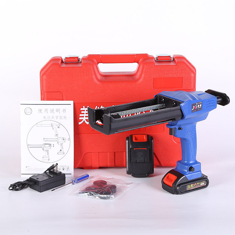 Electric beauty seam glue gun double-tube glass glue electric heating automatic beauty seam agent construction household labor-saving decoration tools