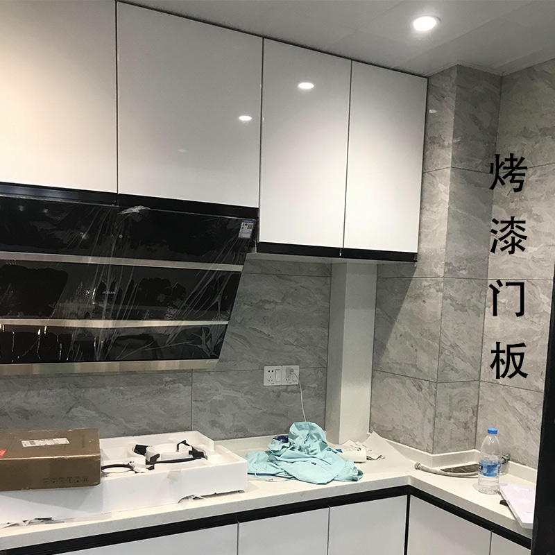 Custom-made wardrobe door kitchen overall cabinet door new custom paint door panel self-installed multi-layer solid wood panel material custom-made