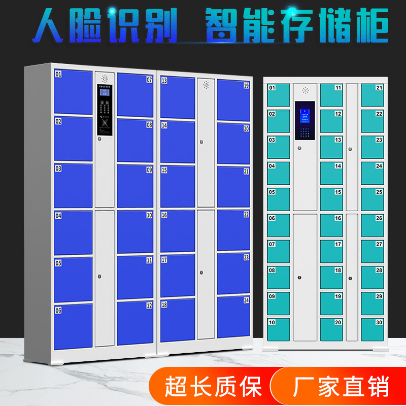 Supermarket Electronic Disposal Cabinet Smart Containing Cabinet Mall Deposit Cabinet WeChat Barcode Swipe Face Mobile Phone Storage Cabinet