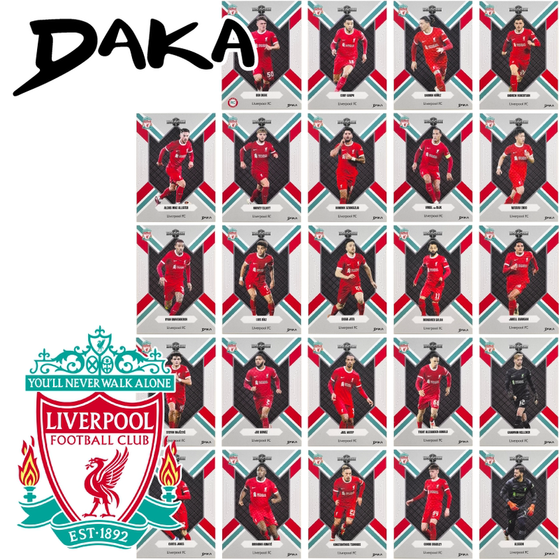Star Cards Liverpool Van Dijk Salah Jota Daka Liverpool Team Box 2023-24 Star Cards Liverpool Van Dijk Salah Jota Daka Liverpool Team Box 2023-24