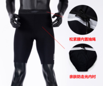 Zero resistance running shorts Tight sports five-point pants High elastic training compression quick-drying marathon track and field fitness