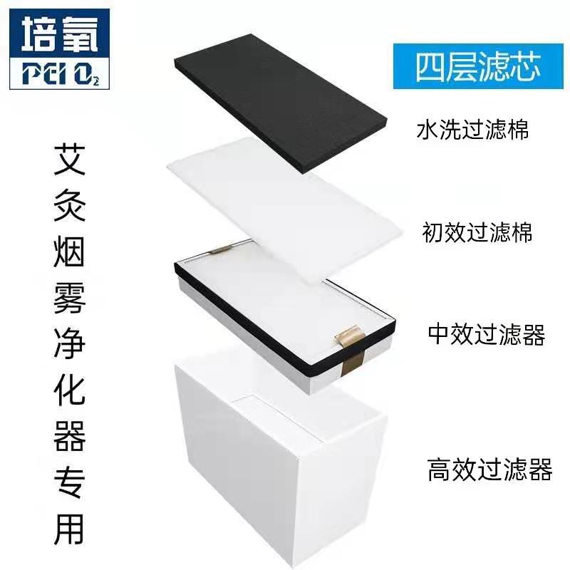 Oxygen-moxibustion special filter cotton filter smoke purifier smoke purifier smoke exhaust machine initial effect efficient and efficient filter core net