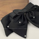 Small Pearl Bow Hair Accessory for Women, Back-Of-Head Clip, High-End Feel, 2026 New Style, Internet Celebrity High-End Hairpin