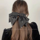 Small Pearl Bow Hair Accessory for Women, Back-Of-Head Clip, High-End Feel, 2026 New Style, Internet Celebrity High-End Hairpin