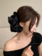 Extra-Large Four-Layer Ruffled Scrunchie 2025 New Korean Style High-End Hair Accessory Bun Satin Hair Tie for Women