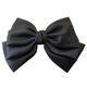 Black Bow Hair Accessory Satin Chiffon Top Clip Hair Accessory for Women Summer Spring Clip Internet Celebrity Hairpin Back of the Head Hair Clip