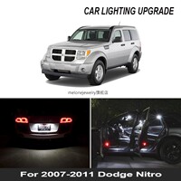 8pcs 2007-2010 2011 Dodge Nitro Canbus White LED Light Bul