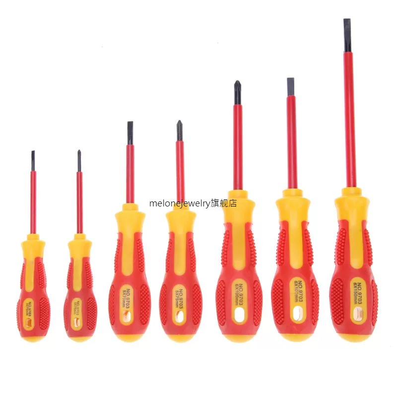Hot 7pcs Insulated Screwdriver Set Withstand Voltage 1000V E