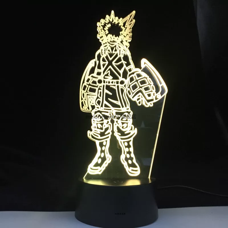 3D-фигура Katsuki Bakugo детская комната ночник LED ночник