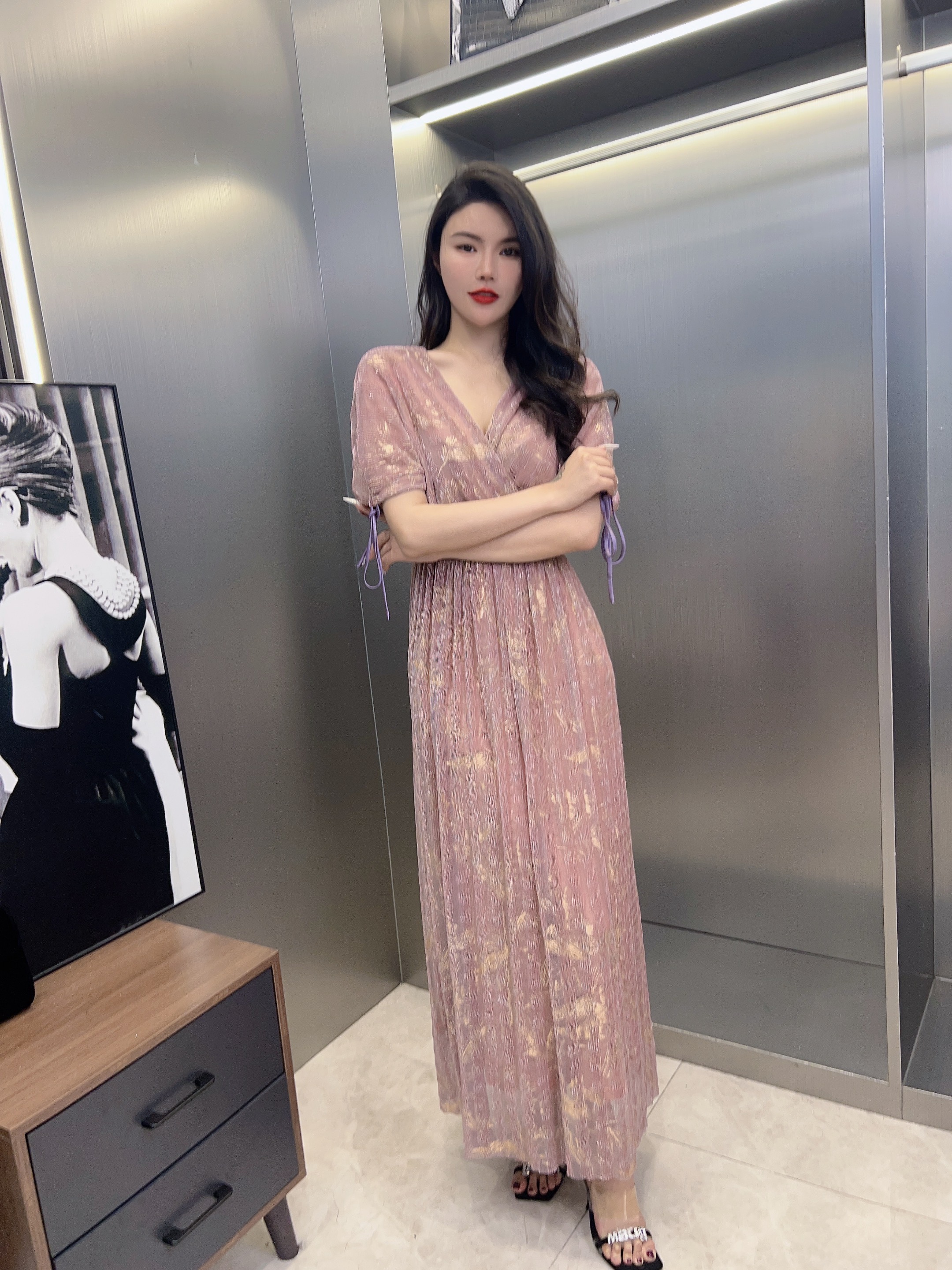C3375 2440K VÁY ĐẦM LIỀN THÂN DÁNG DÀI NỮ RUUREAG MÙA HÈ THỜI TRANG NỮ G05 SẢN PHẨM MỚI