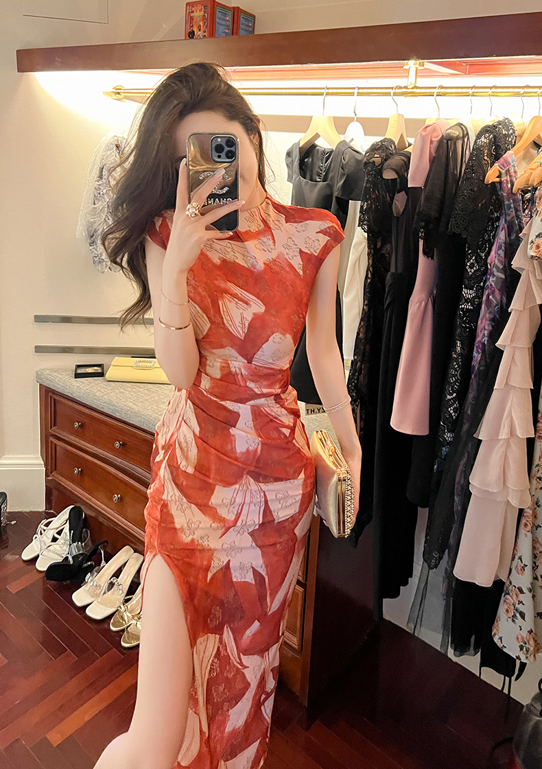 C3771 1770K VÁY ĐẦM LIỀN THÂN NỮ RUUREAG NGẮN TAY MÙA HÈ PHỤC CỔ CỔ ĐIỂN THỜI TRANG NỮ G05 SẢN PHẨM MỚI