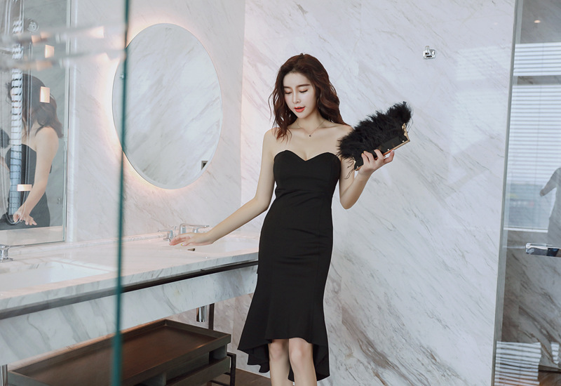 C3776 1470K VÁY ĐẦM LIỀN THÂN DỰ TIỆC NỮ RUUREAG SEXY GỢI CẢM SEXY MÙA HÈ KIỂU ĐUÔI CÁ THỜI TRANG NỮ G04 SẢN PHẨM MỚI