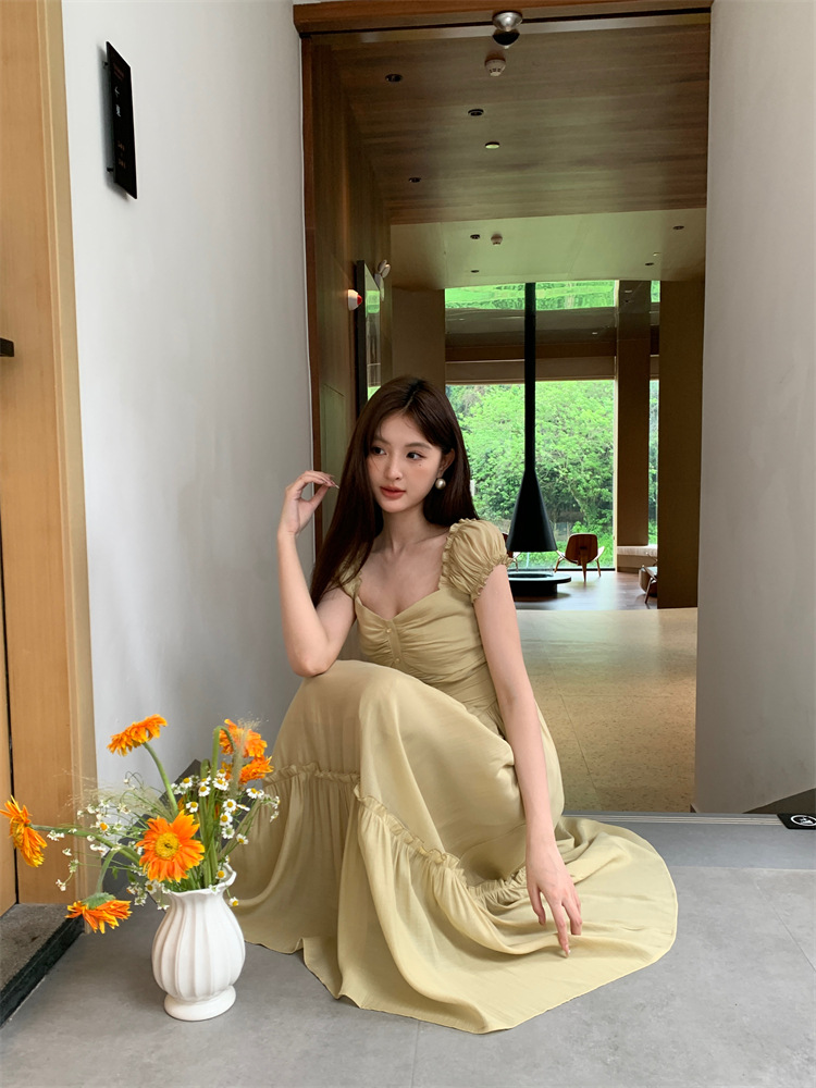C3406 2640K VÁY ĐẦM LIỀN THÂN DÁNG DÀI NỮ RUUREAG MÙA HÈ THỜI TRANG NỮ ĐỒ ĐI BIỂN VÁY MAXI G06 SẢN PHẨM MỚI