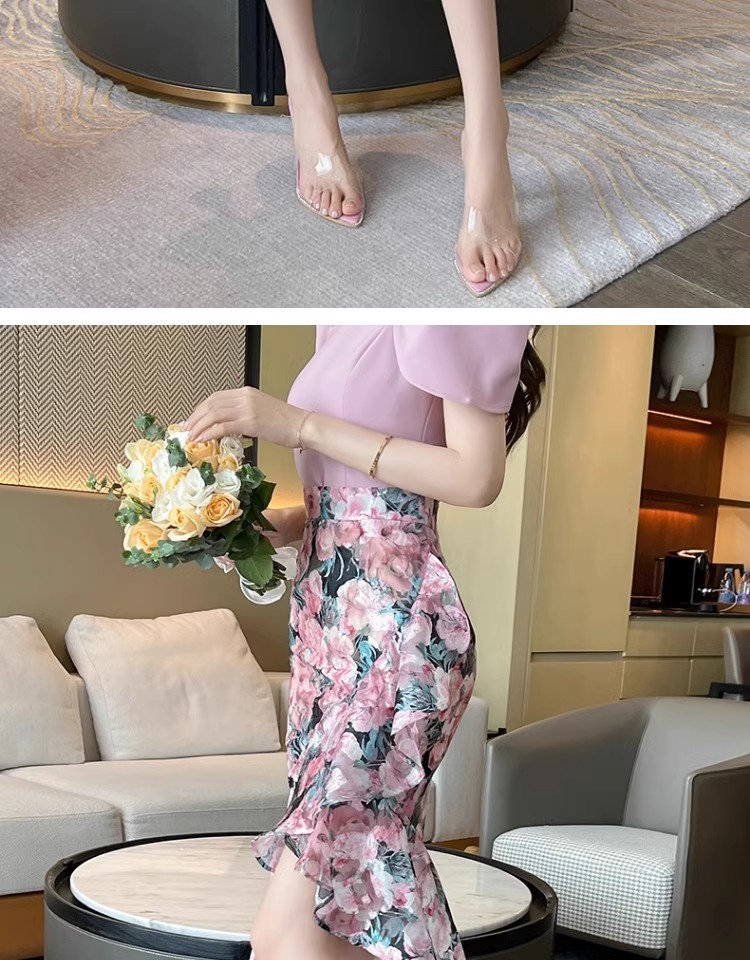 C3722 1580K CHÂN VÁY ĐẦM NỮ RUUREAG MÙA HÈ HỌA TIẾT HOA THỜI TRANG NỮ G04 SẢN PHẨM MỚI