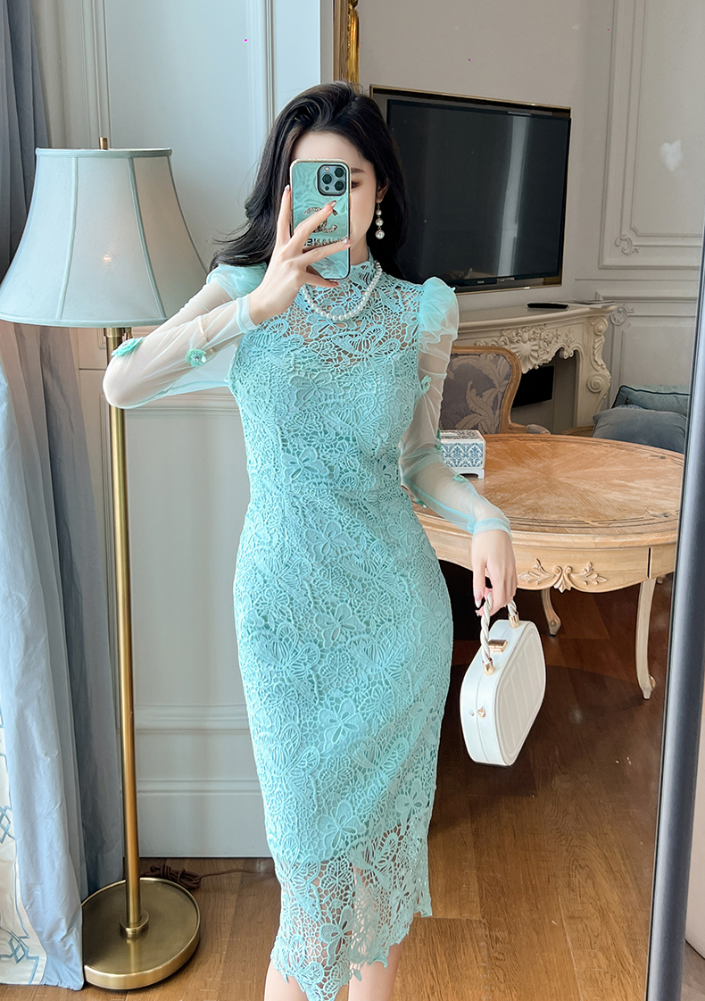C3337 2900K VÁY ĐẦM LIỀN THÂN NỮ RUUREAG DÁNG ÔM BODY GỢI CẢM SEXY MÙA XUÂN THU ĐÔNG THỜI TRANG NỮ REN G06 SẢN PHẨM MỚI