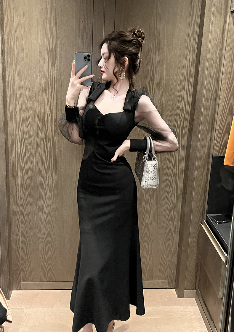 C3679 1880K VÁY ĐẦM LIỀN THÂN NỮ RUUREAG DÁNG ÔM BODY GỢI CẢM SEXY MÙA XUÂN THU ĐÔNG KIỂU ĐUÔI CÁ THỜI TRANG NỮ G05 SẢN PHẨM MỚI
