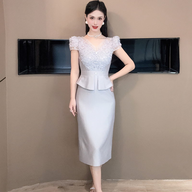 C3327 2440K VÁY ĐẦM LIỀN THÂN NỮ RUUREAG CẢ BỘ 2 MÓN MÙA HÈ THỜI TRANG NỮ REN G05 SẢN PHẨM MỚI