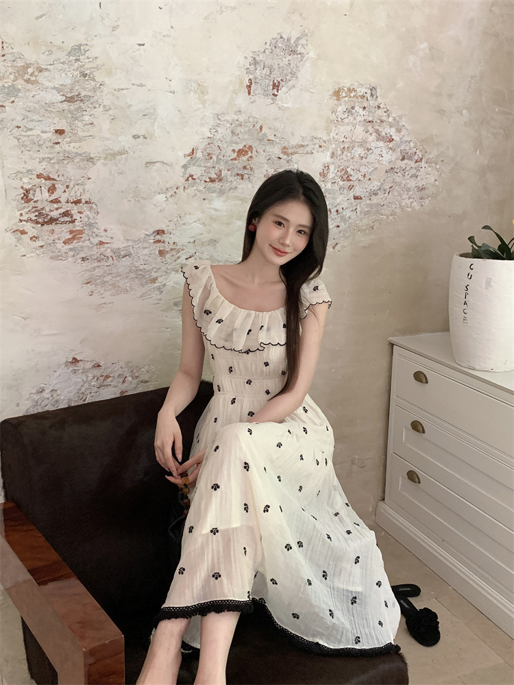 C3130 2630K VÁY ĐẦM LIỀN THÂN DÁNG DÀI NỮ RUUREAG MÙA HÈ THỜI TRANG NỮ G06 SẢN PHẨM MỚI