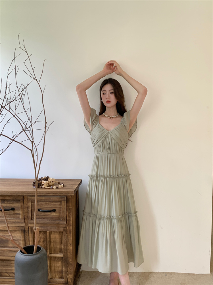 C3592 2060K VÁY ĐẦM LIỀN THÂN NỮ RUUREAG MÙA XUÂN THU ĐÔNG THỜI TRANG NỮ G05 SẢN PHẨM MỚI