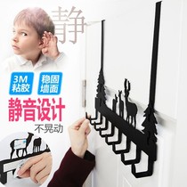  Wall hangers Wall hangers Creative personality living room clothes hangers hangers A row of door rear hooks long strips