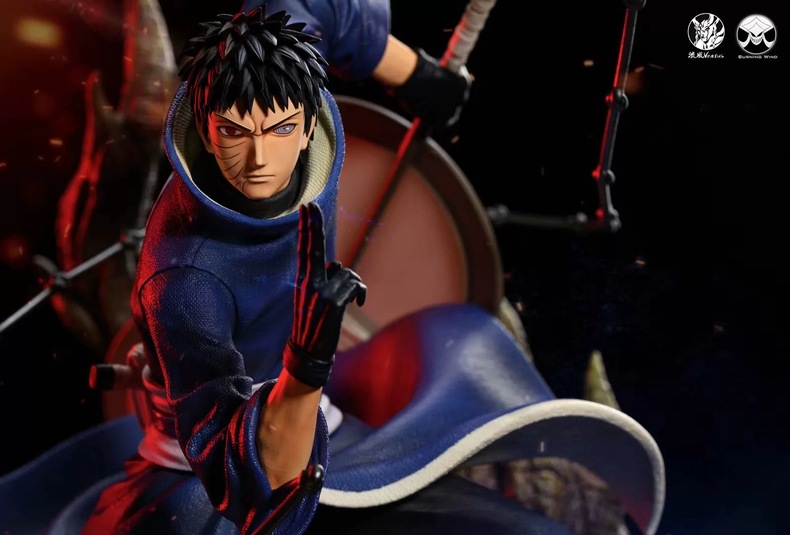 YYGK Burning Wind Obito Ninja Uchiha Model GK Statue Private Customization