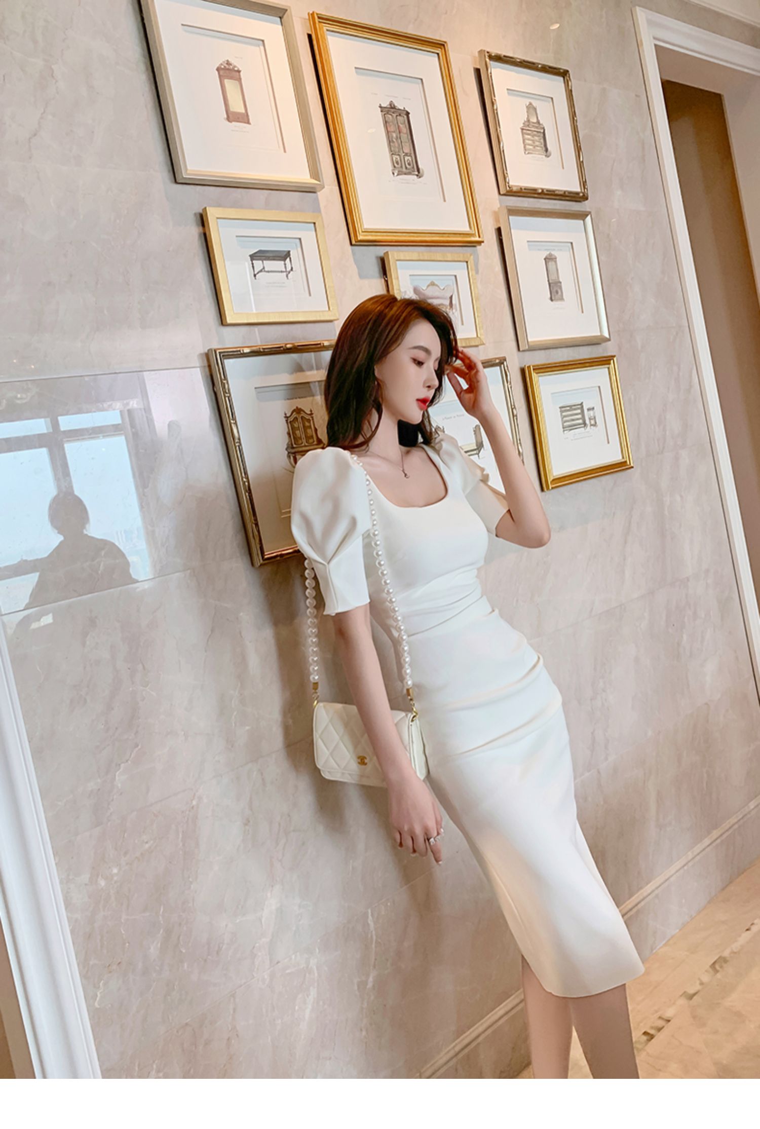C7728 1470K VÁY ĐẦM LIỀN THÂN DÁNG DÀI NỮ ELOREGS DÁNG ÔM BODY GỢI CẢM SEXY MÙA HÈ PHỤC CỔ CỔ ĐIỂN THỜI TRANG NỮ G04 SẢN PHẨM MỚI
