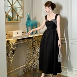 Элегантное элитное летнее модное платье, приталенный корсет, французский стиль, эффект подтяжки