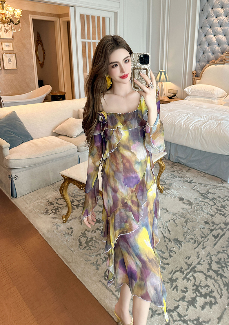 C7634 2330K VÁY ĐẦM LIỀN THÂN NỮ ELOREGS SEXY GỢI CẢM SEXY MÙA HÈ HỌA TIẾT HOA THỜI TRANG NỮ G05 SẢN PHẨM MỚI
