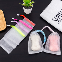 Foam mesh bag facial cleanser foam hanging type facial cleanser foam net does not hurt skin wash soap soap bubble bag