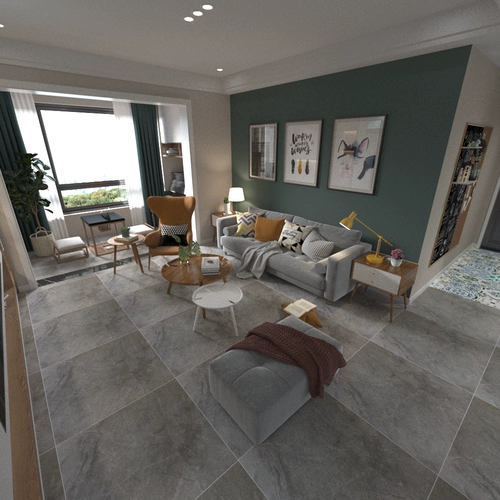 800x800 All -porcelain antique Brick Living Room Новая анти -слабак кирпичный кирпичный серая цементная кирпичная ресторан ретро -плитки