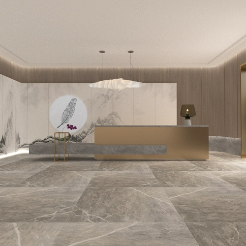 Nordic -Style Industrial Space Большая тарелка плитка 700*1400 мм гостиная Tongtong Body Marble Jazz White Ground Plain