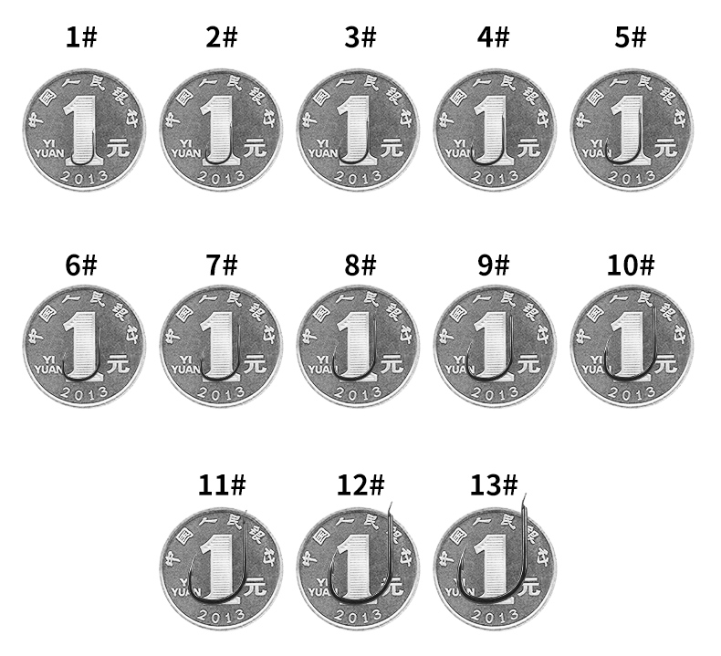 日本进口鱼钩散装伊势尼伊豆歪嘴有倒刺原装正品钓鱼勾鲫鱼鲤鱼钩