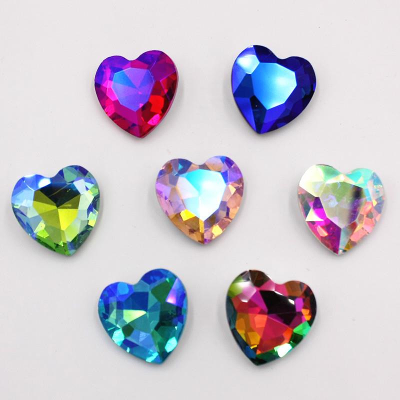 Children Crystal Gem Large Nursery School Whole Class Small Gift Color Stone Plastic Crystal Diamond Toy Glass Pendulum