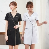 Демисезонный комбинезон, элитный комплект, для салонов красоты, яркий броский стиль