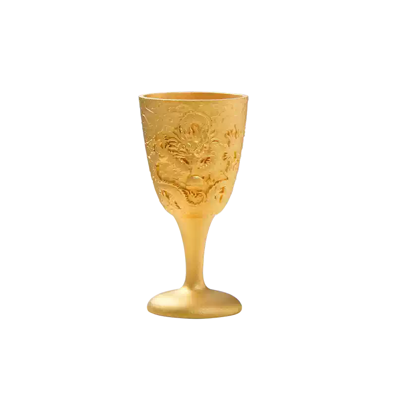 24K手工訂製黃金酒杯999足金酒具高端商務禮品主人杯黃金器皿-Taobao-Tmall