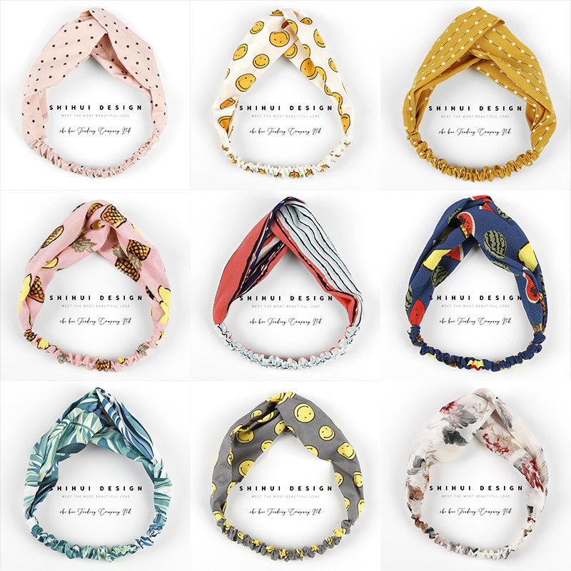 Children's hair band Korean princess hair accessories cute hair hoop baby hair hoop fabric turban little girl hair accessories