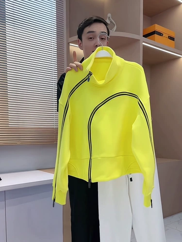 Сексуальный лонгслив с молнией, оверсайз