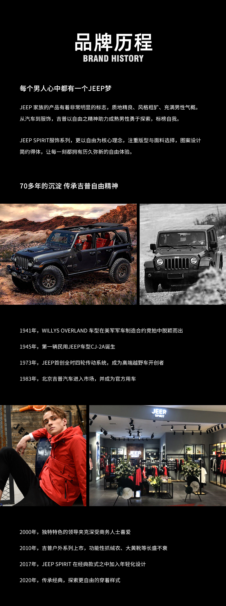 Jeep吉普 男士 冰丝速干短袖T恤 图15