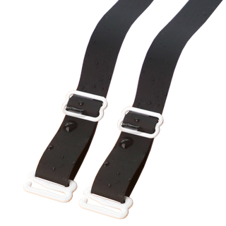 Transparent silicone invisible underwear shoulder straps without marks and non-slip matte color exposed large buckle summer women's bra strap