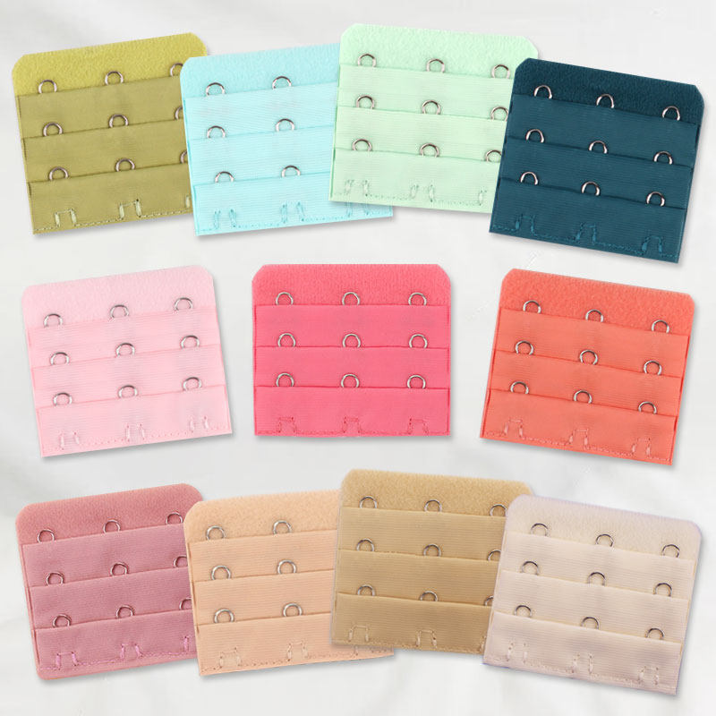 Large Three-Row Buckle for Lengthening Bras, 1.9cm Adjustable Three-Row Bra Extender for Women, 5.5cm Wide Back Buckle