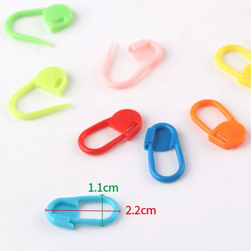 Пластиковый шерстяной крючок для вязания ручной работы, плетеный свитер, вспомогательная булавка